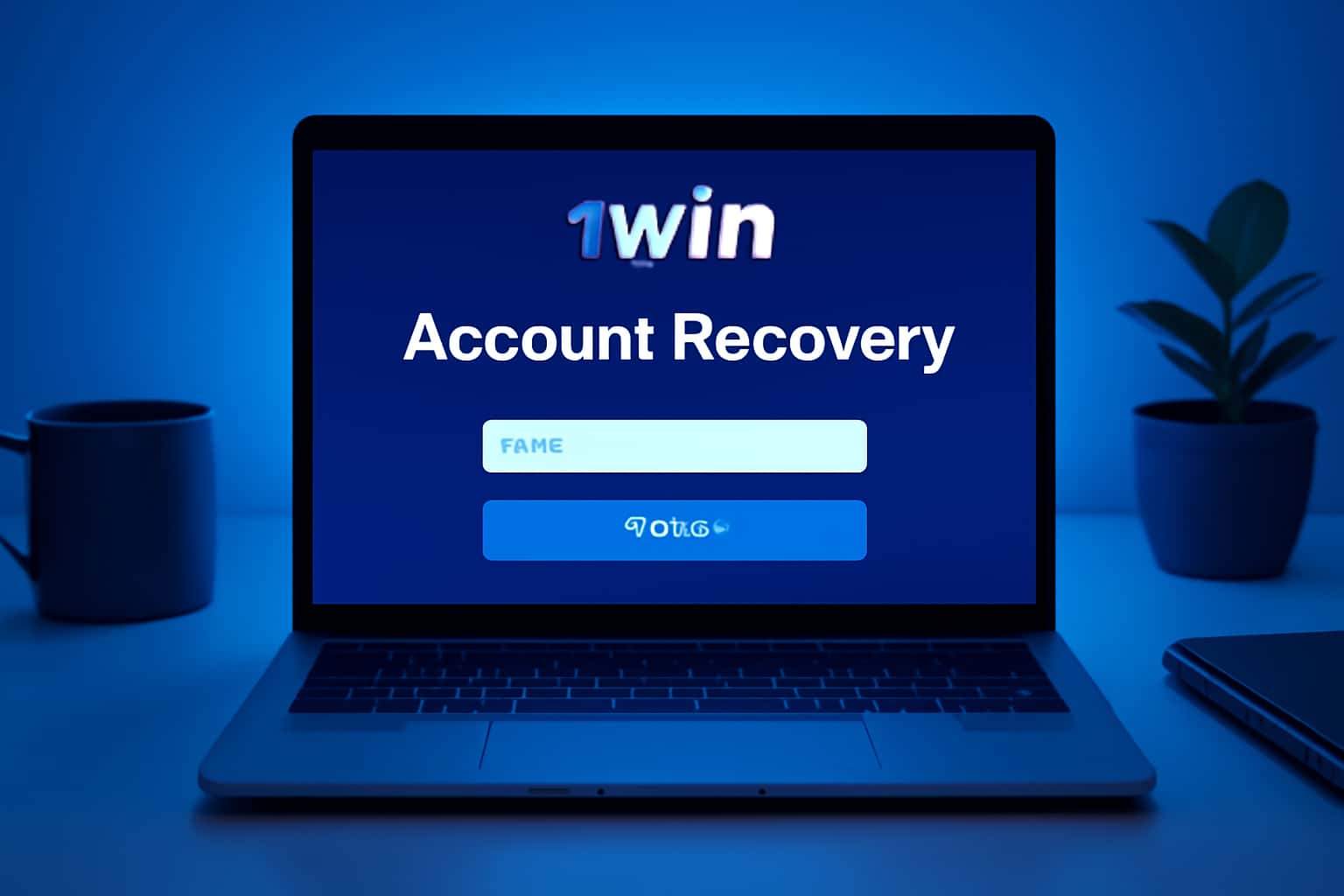 An informative visual representation of 1Win Account Recovery processes.