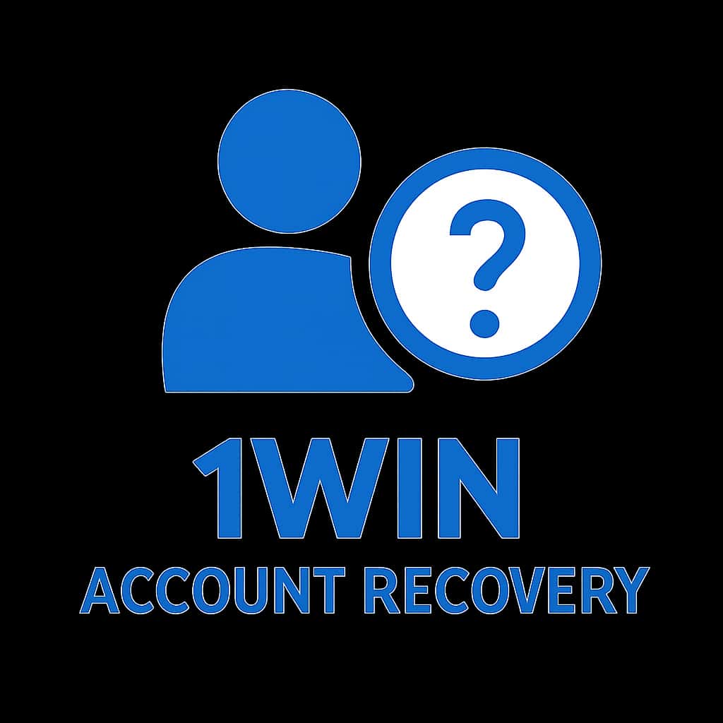 A professional badge symbolizing 1Win Account Recovery.