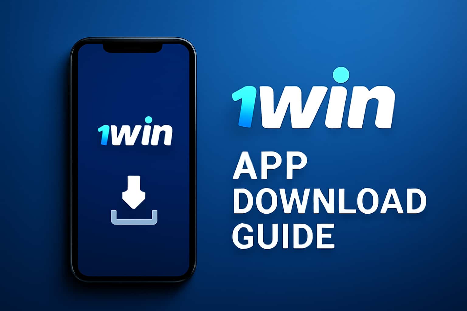 An informative scene depicting the 1Win App Download Guide with clarity and professionalism.