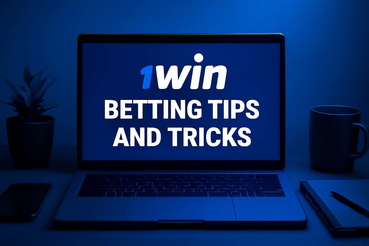 A neutral informational image highlighting 1Win Betting Tips and Tricks.