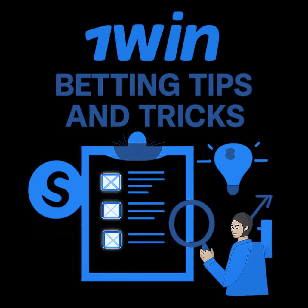An educational diagram on 1Win Betting Tips and Tricks.