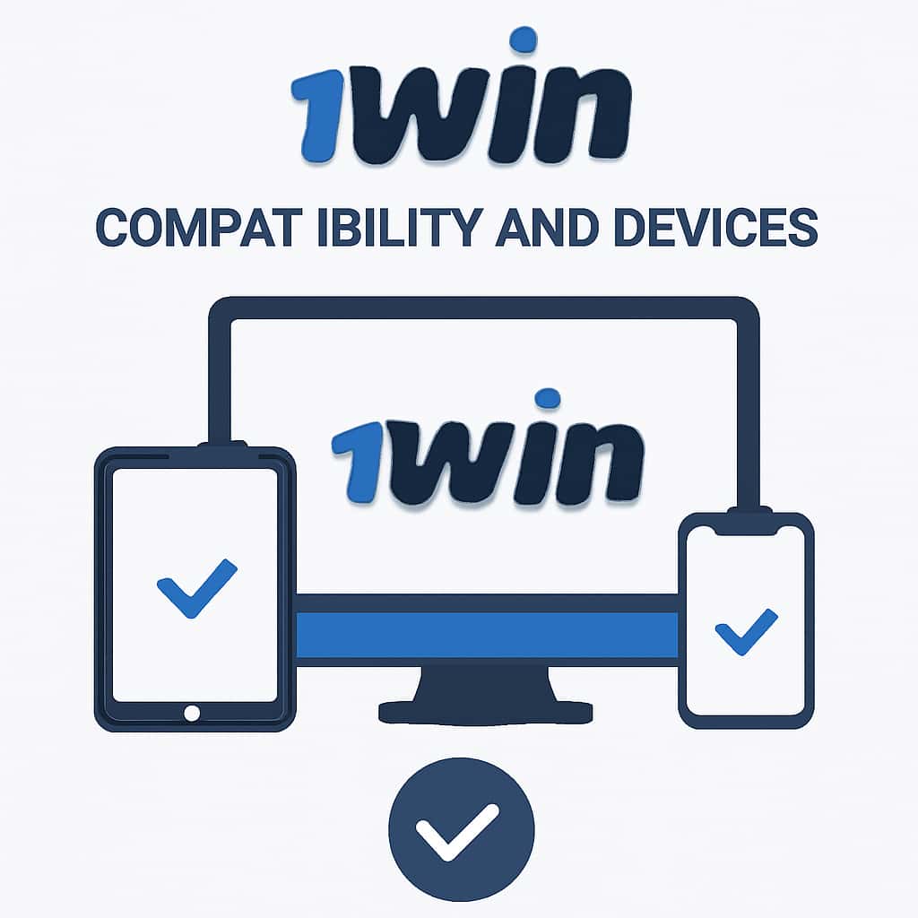 Illustration showing the accessibility options for 1Win.
