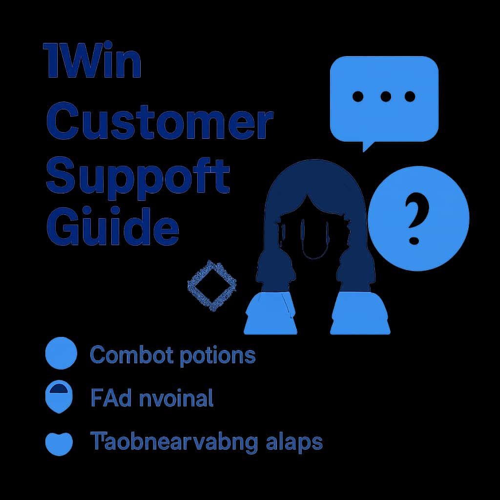 An educational diagram related to the 1Win Customer Support features.