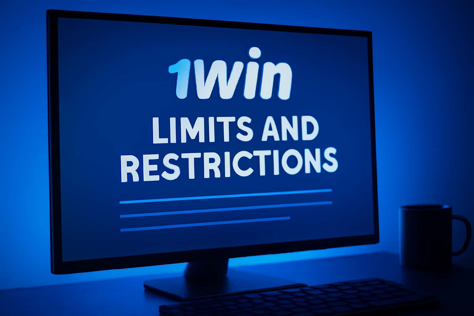 Illustration of 1Win Limits and Restrictions in a professional setting.