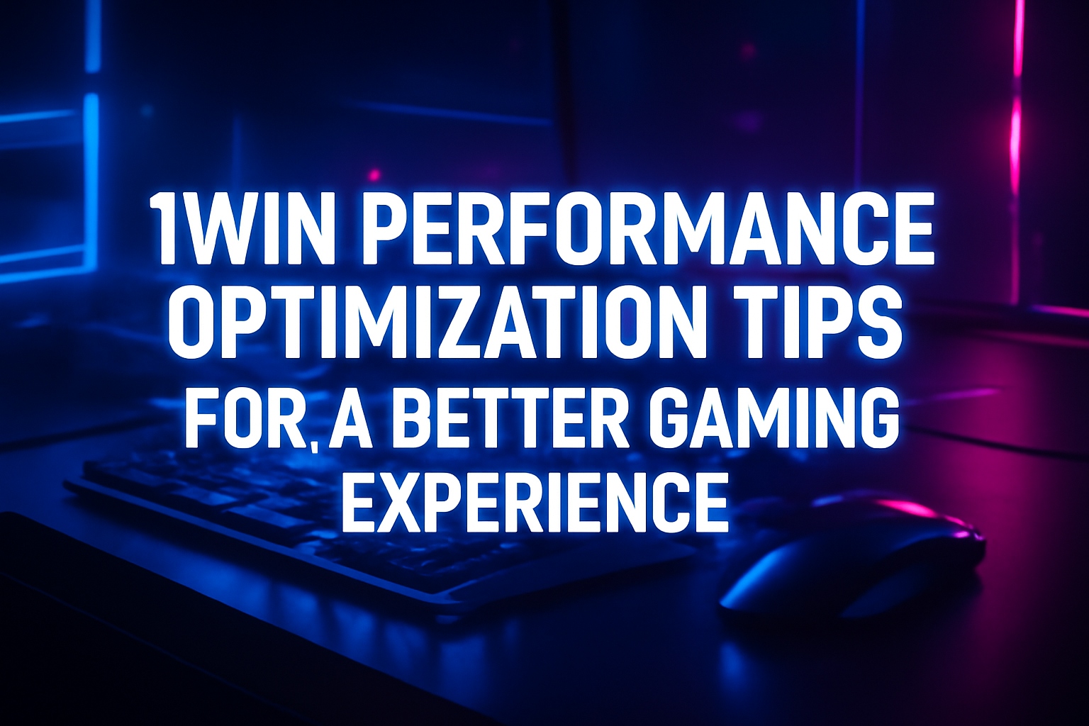 An informational scene illustrating 1Win promotions with clear text.