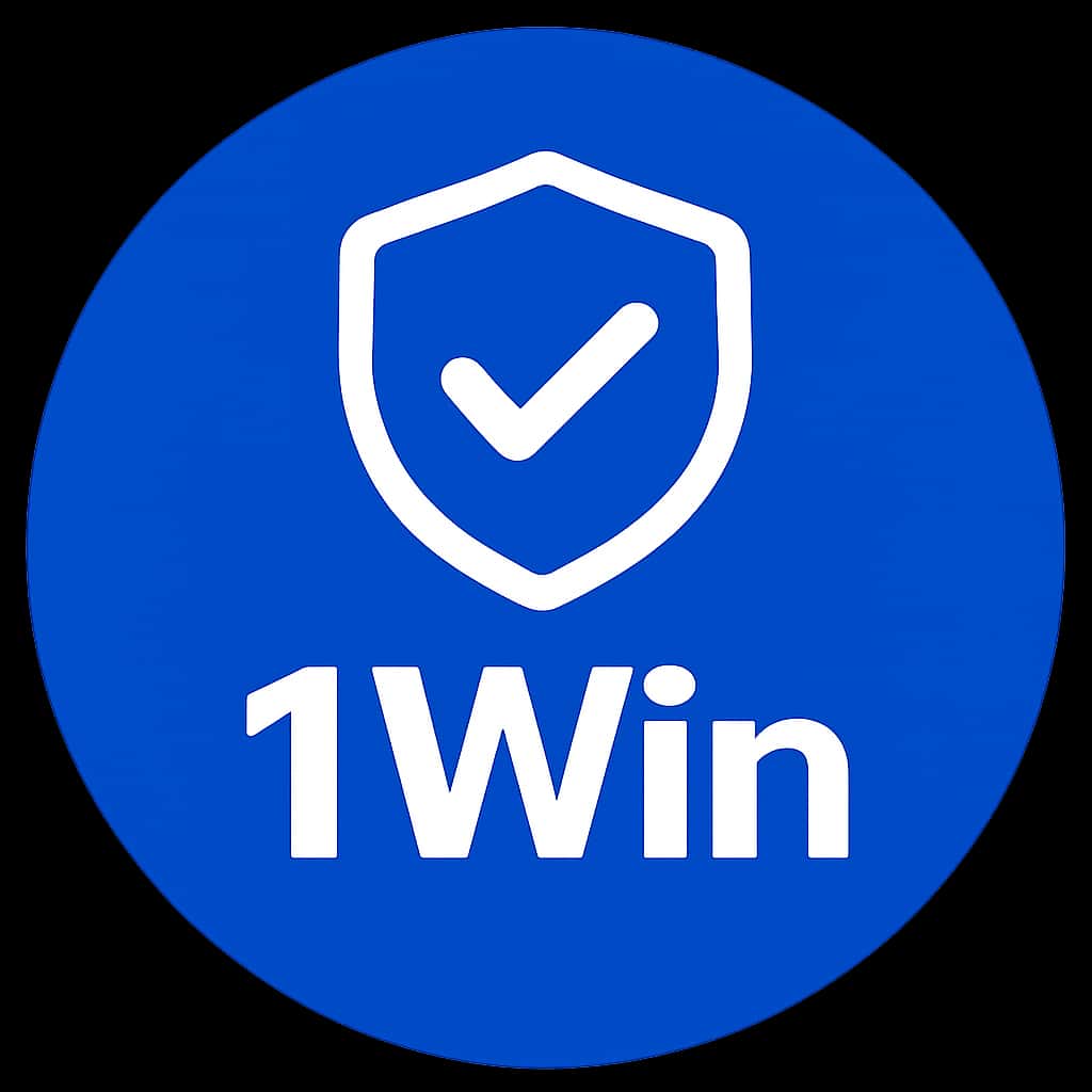 Icon representing safe usage of the 1Win platform.