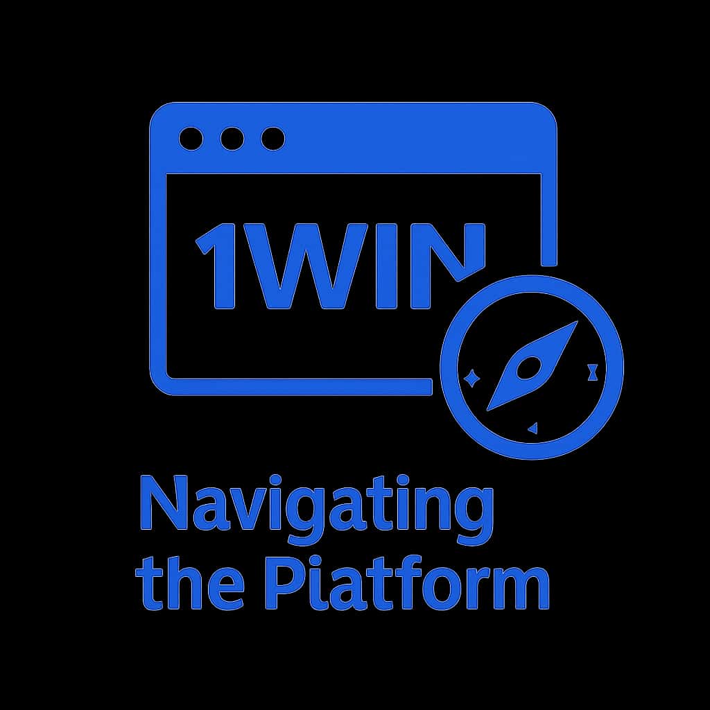 Icon representing guidance on the 1Win platform.